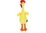 Beeztees Hanging Chicken - Giocattolo Per Cani - Peluche - Giallo - 40X10X5 Cm