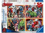 Puzzle Ravensburger Mighty Avengers 4X100 Teile