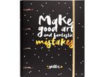 Erik Editores Glitter Stars 4 Cartella Ad Anelli Taglia Unica