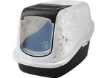 Lettiera Per Gatti Nobby "Nestor Marble"" Bianco/Grigio - Nero 56 X 39 X 38,5 Cm"