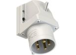 Spina Cee Da Parete 32A 5P 1H IP44 Con Coperchio 525-1 Alimentazione Di Emergenza