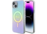 Guess Guhmp15Mhitsq Custodia Rigida Per Iphone 15 Plus / 14 Plus 6.7 Turkusowy/Turchese Iml Iridescente Magsafe