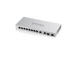 Zyxel XGS1010-12 - V2 - Switch - Gestito - 8 X 10/100/1000 + 2 X 100/1000/2,5G + 2 X 1 Gigabit/10 Gigabit Sfp+ (Uplink)