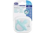 Chicco Physioforma Luxe Succhietto In Silicone 2-6M Menta