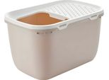 Lettiera Per Gatti Nobby "Hop In Giant"" Bianco Moka 74 X 49,7 X 43 Cm"