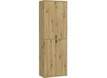 Armadio Projektx A 4 Ante, Decoro Rovere.