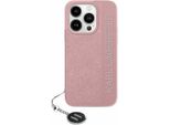 Karl Lagerfeld Klhcp15Xpsakdgcp Custodia Rigida Per Iphone 15 Pro Max 6.7 RóżOwy/Pink Saffiano Strass E Charm