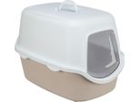 Cassa Per Gatti Vico, Con Coperchio 40 × 40 × 56 Cm Blush/Bianco