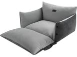 Letto Nobby Comfort 2 In 1 "Alin"" Grigio 90 X 75 X 26 + 11"