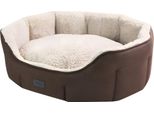 Letto Nobby Comfort Ovale "Lica"" Marrone 86 X 70 X 24 Cm"