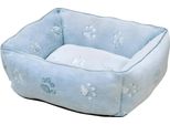 Letto Nobby Comfort Quadrato Classic "Paw"" Grigio L X P X H: 60 X 50 X 18 Cm"