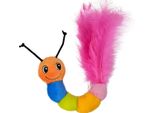 Bruco Di Peluche Nobby Con Piume, Con Erba Gatta 15 Cm