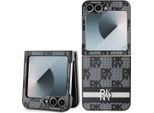 Dkny Dkhczf6Pcptssk Z Flip6 F741Czarny/Nero Modello A Scacchi Stampato A Righe