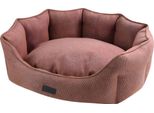 Letto Nobby Comfort Ovale "Anda"" Rosso 86 X 70 X 24 Cm"