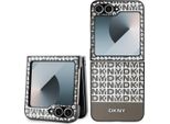 Dkny Dkhczf6Psospw Z Flip6 F741BrąZowy/Brown Ripetizione Del Motivo Del Fondo A Righe