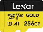 Scheda Lexar Microsdxc Gold Series UHS-II 256 Gb V60