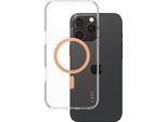 Panzerglass Care By ® Flagship Case Transparent Urban Combat M. Peachy Magsafe Iphone 16 Pro Max, Cover, Apple, Apple - Iphone 16 Pro Max, Trasparente