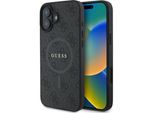 Guess Guhmp16Mg4Gfrk Custodia Rigida 4G Anello Classic Logo Magsafe Per Iphone 16 Plus 6.7 Czarny/Nero