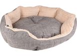 Lettino Per Cani Flamingo Zupo Ottagonale Grigio, Dimensioni: 75 X 65 X 18 Cm