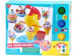 Set Di Gelati Giocattolo Con 4 Barattoli Di Pasta Da Modellare