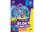 Astra | Blocco Tecnico A4 - 10 Fogli - Colorata - Carta Di Alta Qualità - Ideale Per Progetti Creativi