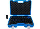 Set Di Chiavi A Bussola Esagonale | Azionamento Quadrato 12,5 Mm (1/2") | Sw 9 - 30 Mm | 40 Pz."