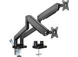 Supporto A Molla Per Doppio Monitor, Usb, Doppio Braccio, Funzione Di Inclinazione Hdwr Solidhand-Cs02U