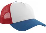 Atlantis - Cappello Trucker "Rapper"" Sostenibile AB700 (Taglia Unica) (Khaki/Bianco)"