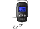 Piccola Bilancia Per Pesci, Fino A 50 Kg, Misura Fino A 100 Cm, Con Gancio, Bilancia Per Bagagli Hdwr Wagpro-H50D