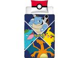 Pokemon - Biancheria Da Letto "Master"", Reversibile TC146 (Letto Singolo) (Colorata)"