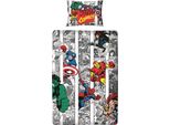 Avengers - Biancheria Da Letto Reversibile TC275 (Letto Singolo) (Colorata)