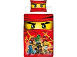 Lego Ninjago - Biancheria Da Letto Reversibile TC160 (Letto Singolo) (Colorata)