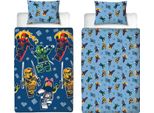Lego Ninjago - Biancheria Da Letto Reversibile TC277 (Letto Singolo) (Colorata)