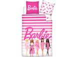 Barbie - Biancheria Da Letto Reversibile "Iconic"" TC282 (Letto Singolo) (Colorato)"