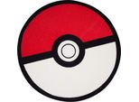 Pokemon - Tappeto Pokeball TC727 (Taglia Unica) (Rosso/Bianco)