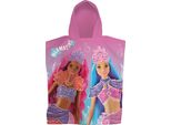 Barbie - Asciugamano Con Cappuccio Per Bambini TC725 (Taglia Unica) (Colorato)