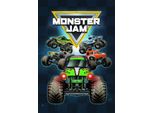 Monster Jam - Decke, Pile TC797 (150 Cm X 100 Cm) (Bunt)
