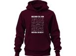Quale Parte Della Matematica Non Capisci Formule Nerd Iq Divertente Felpa Con Cappuccio Unisex, Borgogna, S