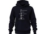 Colazione A Letto Con Croissant, Caffè, Crema Di Cioccolato, Divertente Detto Unisex, Felpa Con Cappuccio, Navy, Xxl