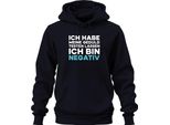 Ho Messo Alla Prova La Mia Pazienza Sono Negativo Divertente Sarcastico Unisex Felpa Con Cappuccio, Navy, S