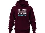 Ho Messo Alla Prova La Mia Pazienza Sono Negativo Divertente Sarcastico Unisex Felpa Con Cappuccio, Borgogna, S