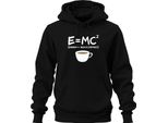 Teoria Della Relatività Caffè Formula Nerd Fisica Dire Caffè Mattina Albert Einstein Felpa Con Cappuccio Unisex, Nero, L