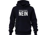 Prima Che Tu Chieda No Divertente Sarcastico Sfacciato Dicendo Regalo Unisex Felpa Con Cappuccio Con Cappuccio, Navy, M