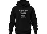 L'ultima Volta Che Sono Stato Pigro Come Lo Sono Oggi Divertente Felpa Sarcastica Con Cappuccio Unisex Con Cappuccio, Nero, L