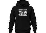 Non Come Gli Altri Sono Peggio Divertente Umorismo Regalo Felpa Con Cappuccio Unisex, Nero, Xxl
