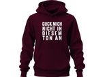 Non Guardarmi Con Quel Tono Sarcastic Humour Gift Unisex Felpa Con Cappuccio, Borgogna, Xl