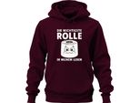 Il Ruolo Più Importante Nella Mia Vita La Carta Igienica Regalo Divertente Felpa Con Cappuccio Unisex, Borgogna, Xxl