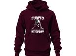 Sei Divertente, Ti Farò Durare Un Po' Sarcastico E Spaventoso, Felpa Con Cappuccio Unisex, Borgogna, 3XL