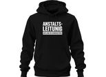 Dipartimento Di Gestione Istituzionale Gravemente Disturbato Sarcasmo Clinica Umorismo Felpa Con Cappuccio Unisex, Nero, M