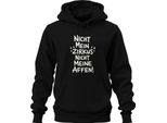 Non è Il Mio Circo Non Sono Le Mie Scimmie: Frase Divertente Regalo Per I Genitori Felpa Con Cappuccio Unisex, Nero, M